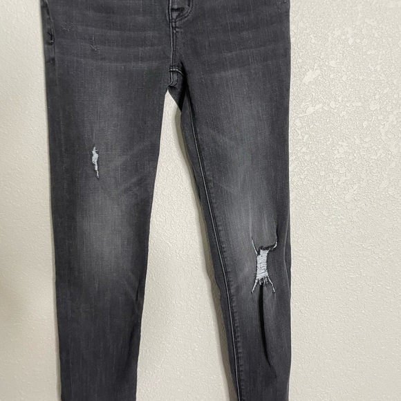 Hudson Girls Black Lightly Distressed Jeans 14 - Picture 2 of 6